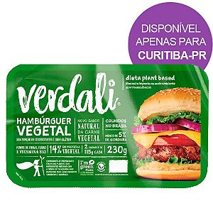 Hambúrguer Vegano Verdali 230g