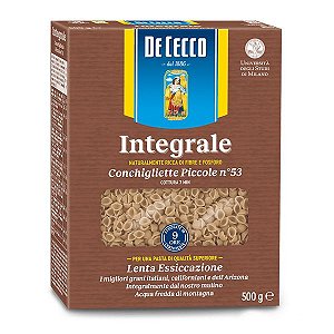 Massa Conchigliette Piccole Integral Nº 53 De Cecco 500g