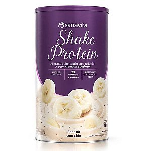 Shake Protein Banana com Chia Sanavita 450g