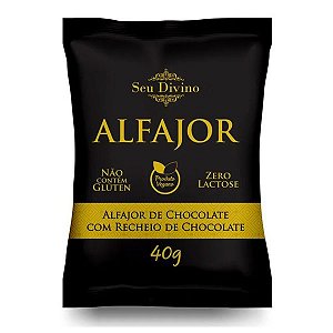 Alfajor de Chocolate Sem Glúten Seu Divino 40g