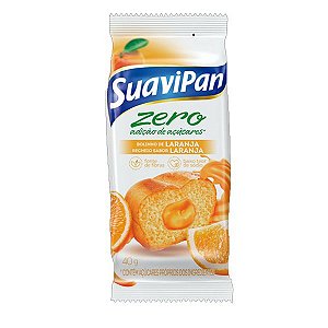 Bolinho de Laranja Zero Açúcar Suavipan 40g