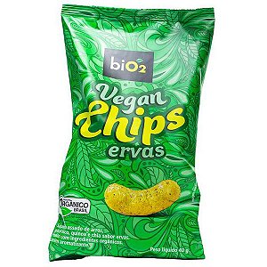 Snack Chips Vegano Ervas biO2 40g