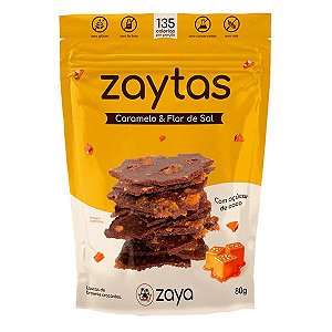 Snack Caramelo e Flor de Sal Zaytas 80g