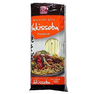 Macarrão para Yakissoba Premium Alfa 500g