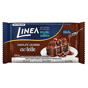 Chocolate ao Leite Uso Culinário Linea 250g