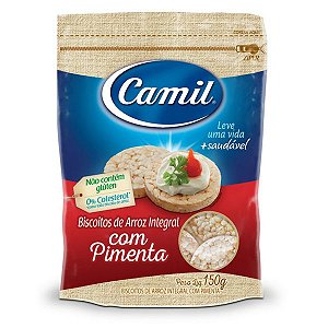 Biscoito de Arroz com Pimenta Camil 150g