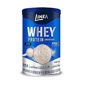 Whey Protein Concentrado Zero Lactose Neutro Linea 450g