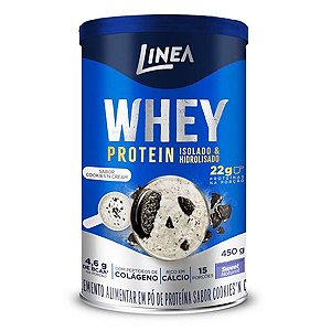 Whey Protein Isolado sabor Cookies Cream Linea 450g