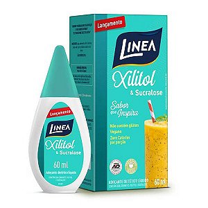 Xilitol Adoçante Natural Líquido Linea 60ml