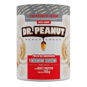 Pasta de Amendoim Chococo Branco Whey Dr. Peanut 250g