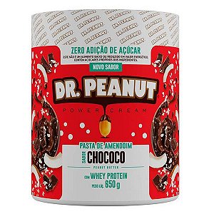 Pasta de Amendoim Brigadeiro de Colher Whey Dr. Peanut 600g - Me Gusta Veg  - Sua loja Saudável na Internet