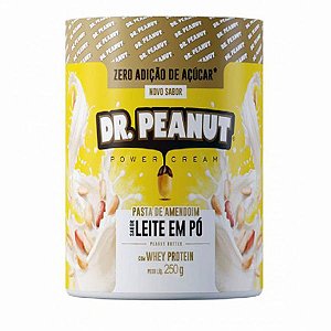 Pasta de Amendoim Leite em Pó Whey Dr. Peanut 250g - Me Gusta Veg - Sua  loja Saudável na Internet