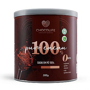 Cacau em Pó 100% Puro Chocolife 200g