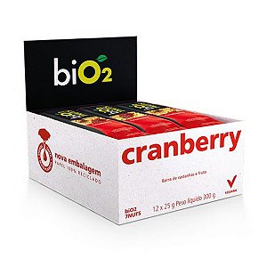 Barra Cereal 7 Castanhas + Cranberry Bio2 25g