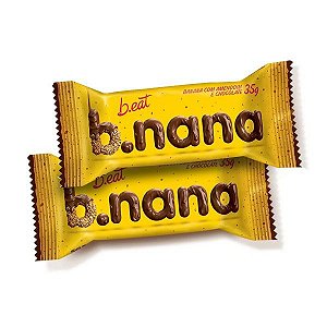 Banana com Amendoim e Chocolate B.nana B.eat com 2 un