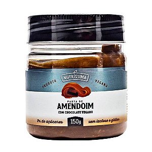 Pasta de Amendoim com Chocolate Vegano Nutríssima 150g