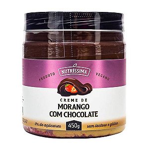 Creme de Morango com Chocolate Nutríssima 450g