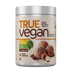 Proteína Vegana True Vegan Chocolate com Avelã 418g