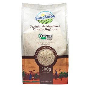 Farinha de Mandioca Flocada Orgânica Biorgânica 300g