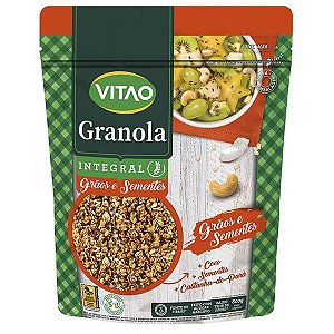 Granola Integral Grãos e Sementes Vitao 800g