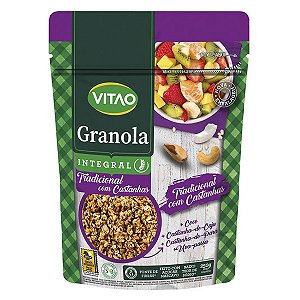 Granola Integral Tradicional com Castanha Vitao 250g