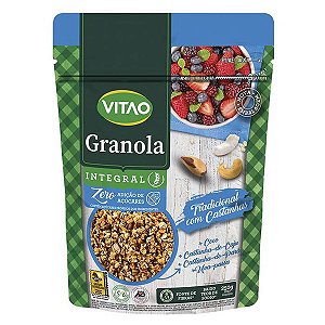 Granola Integral Zero Tradicional com Castanha Vitao 250g