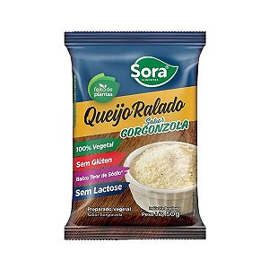 Queijo Ralado Vegetal Gorgonzola Sora 50g