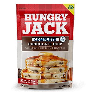 Mistura para Panquecas Chocolate Chip Hungry Jack 190g