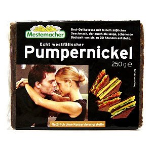 Pão Preto Pumpernickel Original Mestemacher 500g