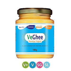 Ghee Manteiga Vegetal Clarificada Sem Sal Veghee 200g VALIDADE 03/24