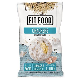 Biscoito Cracker de Arroz Multigrãos Fit Food 30g