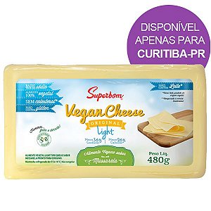 Queijo Vegano Sabor Mussarela Light 480g