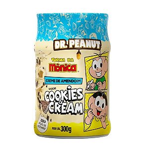 Pasta de Amendoim Turma da Mônica Cookies n Cream Dr. Peanut 300g