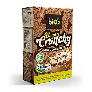 Cereal Orgânico Caramelo Vegano Crunchy biO2 200g