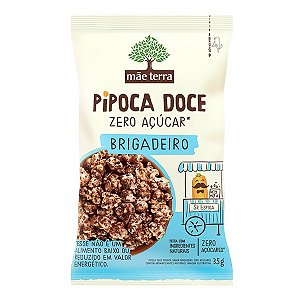 Pipoca Doce Brigadeiro Zero Açúcar Mãe Terra 35g