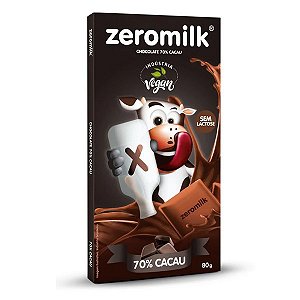 Chocolate Zeromilk 70% Cacau 80g