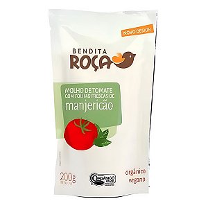 Molho de Tomate Orgânico com Manjericão Bendita Roça 200g