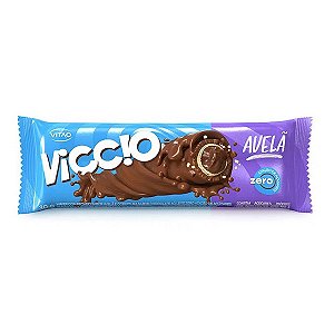 Rolinho Wafer Recheado Chocolate com Avelã Viccio 30g