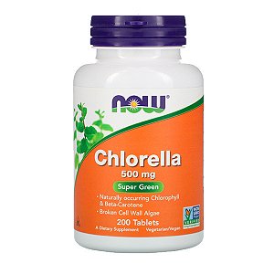 Chlorella 500mg Now Foods