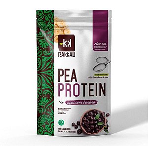 Pea Protein sabor Açaí com Banana Rakkau 600g