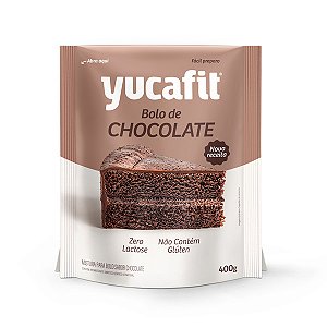 Mistura Bolo de Chocolate Yucafit 400g