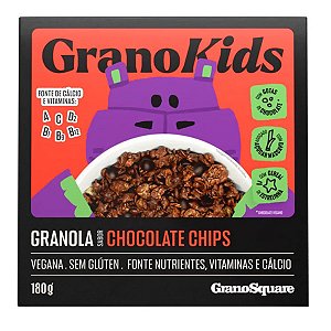 Granola GranoKids Chocolate Chips GranoSquare 180g