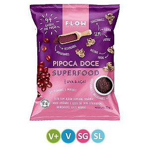 Pipoca Doce Uva & Açaí Flow 75g