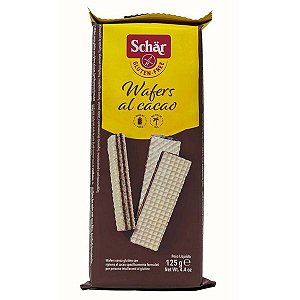 Wafers al Cacao Sem Glúten Schar 125g