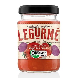 Antepasto Orgânico Tomate com Azeitona Preta Legurmê 165g