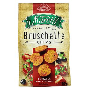 Torradinhas Bruschette Chips Tomate e Orégano Maretti 85g