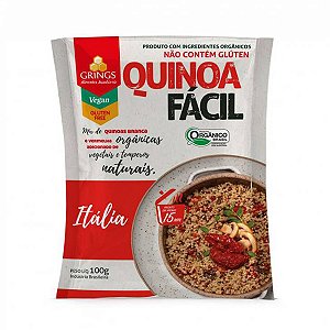 Mix Quinoa Fácil Orgânica Itália Grings 100g VALIDADE
