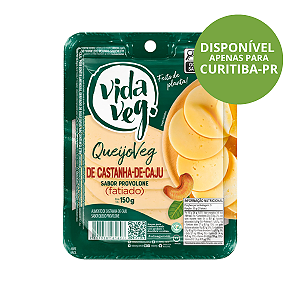 Queijo Vegano Provolone Fatiado Vida Veg 150g