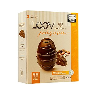 Meio Ovo de Páscoa Chocolate com Amendoim Chocolife 100g
