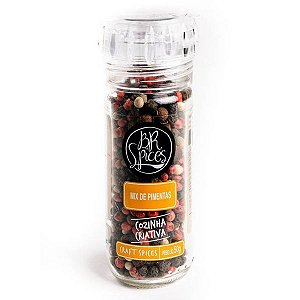 Mix de Pimentas com Moedor BR Spices 50g